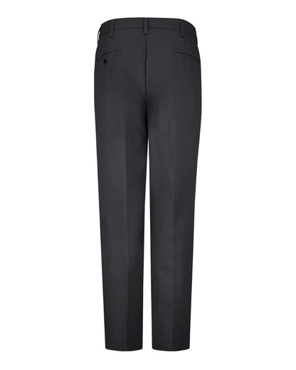 Red Kap Men's Pleated Twill Slacks PT38 #color_Black - 34I