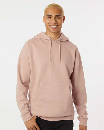 Independent Trading Co. Midweight Hooded Sweatshirt SS4500 #colormdl_Dusty Pink