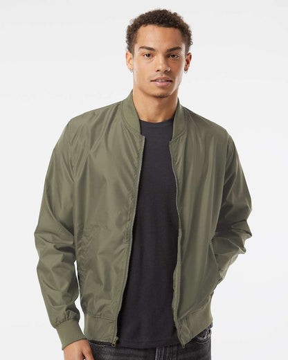 Independent Trading Co. Lightweight Bomber Jacket EXP52BMR #colormdl_Army