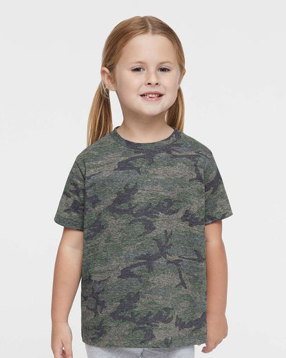 Rabbit Skins Toddler Fine Jersey Tee 3321 #colormdl_Vintage Camo