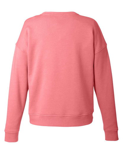 vineyard vines Women's Garment-Dyed Crewneck Sweatshirt K002794 #color_Jetty Red
