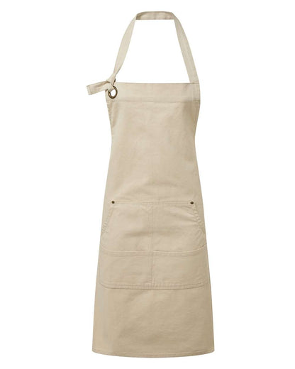 Artisan Collection by Reprime Calibre Heavy Cotton Canvas Pocket Apron RP137 #color_Natural