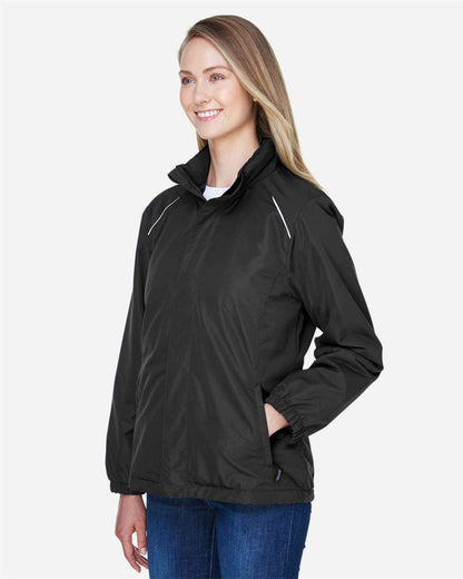 CORE365 Women's Profile Fleece-Lined All-Season Jacket 78224 #colormdl_Black