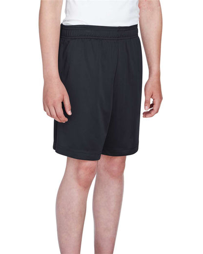 Team 365 Youth Zone Performance Shorts TT11SHY #colormdl_Black