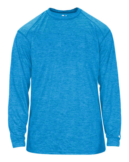 Badger Tonal Blend Long Sleeve T-Shirt 4174 #color_Electric Blue Tonal Blend