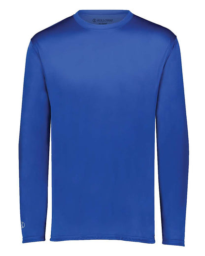 Holloway Youth Momentum Long Sleeve T-Shirt 222823 #color_Royal