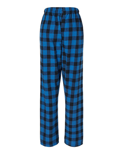 Boxercraft Women's Haley Flannel Pants BW6620 #color_Royal/ Black Buffalo