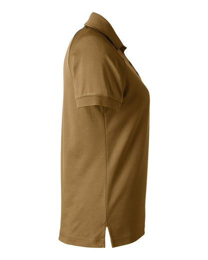 Harriton Women's Charge Snag and Soil Protect Polo M208W #color_Coyote Brown