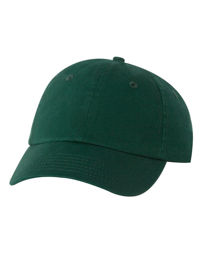 Valucap Bio-Washed Classic Dad Hat VC300A #color_Forest Green