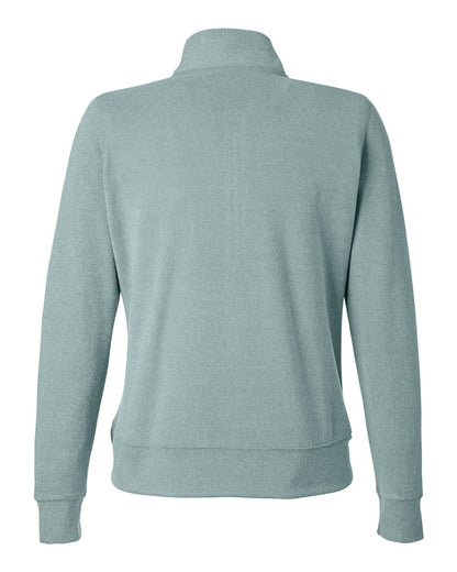 J. America Women's Element Fleece Quarter-Zip Sweatshirt 8762 #color_Peacock