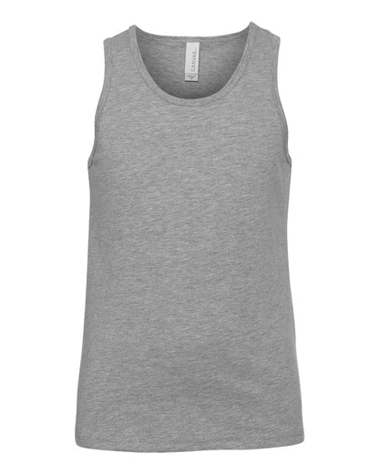 BELLA + CANVAS Youth Heather CVC Tank 3480YCVC #color_Athletic Heather