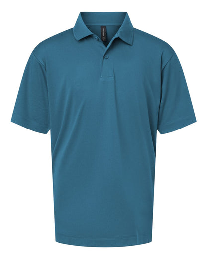 AllPro Youth Pro-Lock Performance Polo 41800Y #color_Pacific Blue