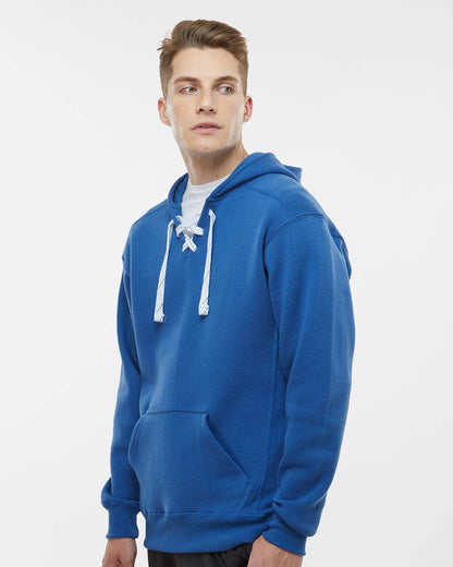 J. America Men's Sport Lace Hooded Sweatshirt 8830 #colormdl_Royal