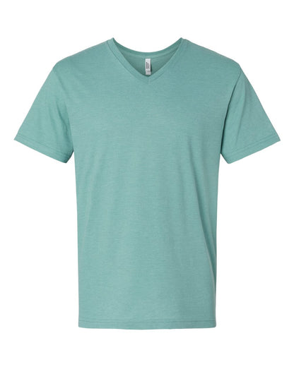 American Apparel CVC V-Neck Tee 2006CVC #color_Heather Arctic