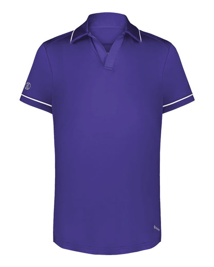 Holloway Women's CoolCore® Polo 222701 #color_Purple/ White