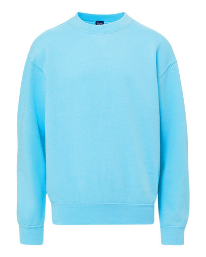 MV Sport Youth Buddy Crewneck Sweatshirt 23154Y #color_Cali Blue
