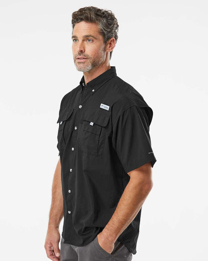 Columbia Men's PFG Bahama™ II Short Sleeve Shirt 212464 #colormdl_Black