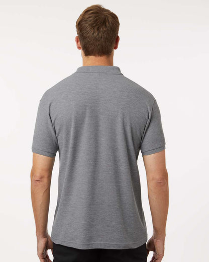 AllPro Men's Pique Polo 62800 #colormdl_Heather Granite