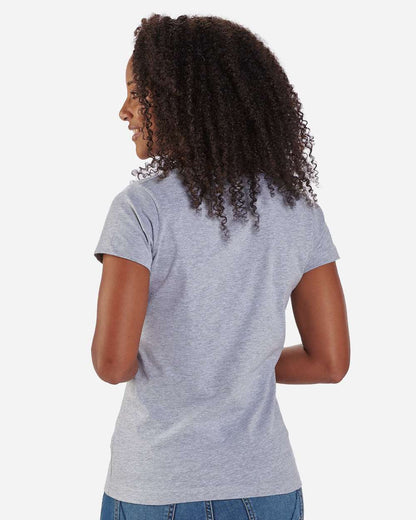 Boxercraft Women's V-Neck T-Shirt BW2201 #color_Oxford Heather