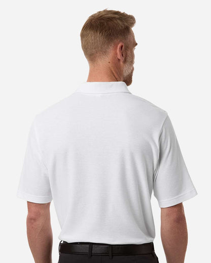 CORE365 Men's Tall Resolve CVC Performance Pique Polo CE106T #colormdl_White