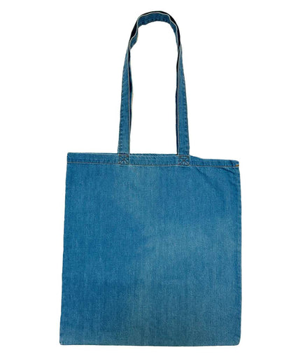 Liberty Bags Denim Tote 7760A #color_Light Blue Denim