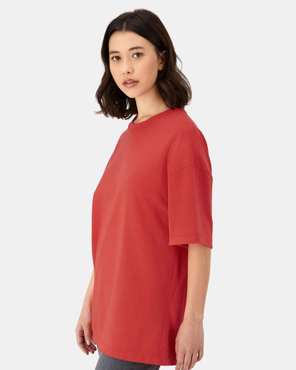 Hanes Unisex Beefy-T® Retro Street T-Shirt 5180R #colormdl_Poppy Red