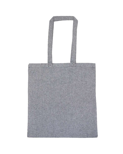 Liberty Bags Lightweight Recycled Canvas Tote Bag with Extended Handle 8505R #color_Heather Grey