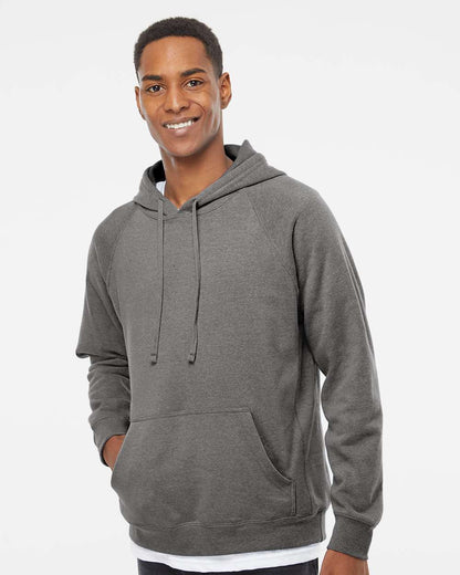 Independent Trading Co. Special Blend Raglan Hooded Sweatshirt PRM33SBP #colormdl_Nickel