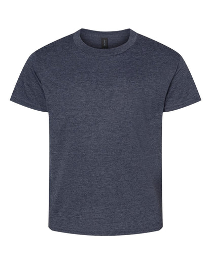 Gildan Youth Light Cotton T-Shirt 3000B #color_Heather Navy