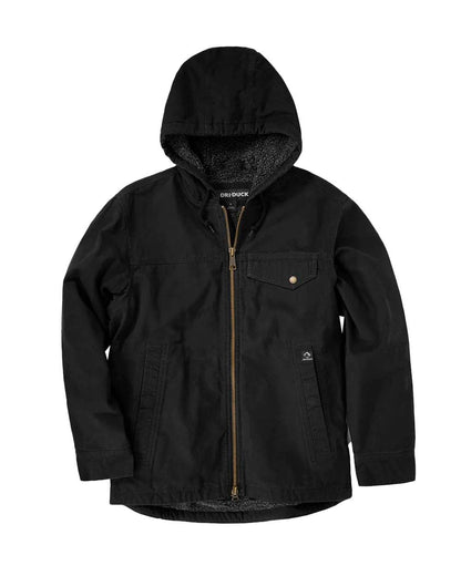 DRI DUCK Quest Lifestyle Canvas Jacket 5033 #color_Black