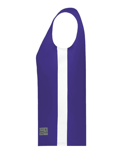 Augusta Sportswear Women's Match-Up Basketball Jersey 6888 #color_Purple/ White