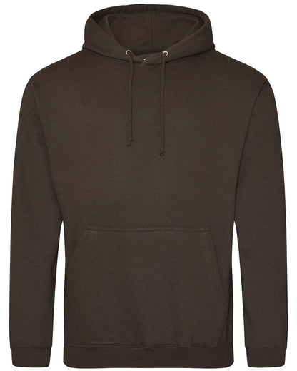 AWDis Unisex College Hooded Sweatshirt JHA001 #color_Hot Chocolate