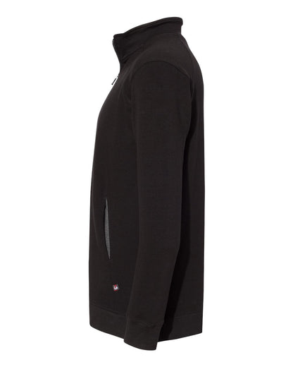 Badger FitFlex French Terry Quarter-Zip Sweatshirt 1060 #color_Black