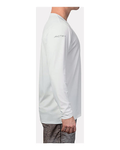 ANETIK Low Pro Tech Long Sleeve T-Shirt MVLPRL8 #colormdl_White Heathered