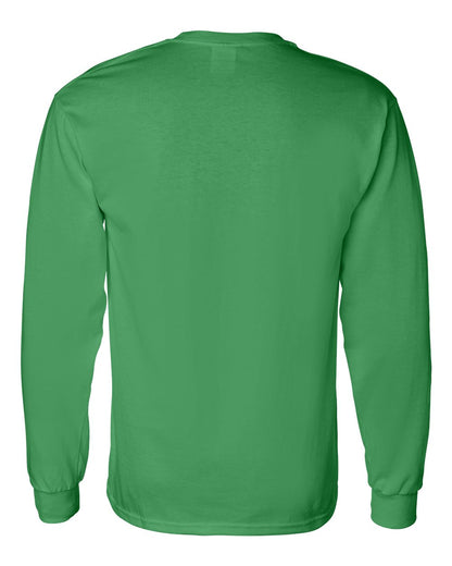 Gildan Unisex Heavy Cotton™ Long Sleeve T-Shirt 5400 #color_Irish Green