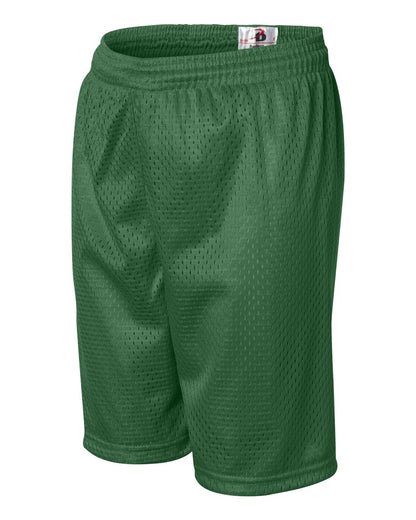 Badger Youth Pro Mesh 6" Shorts 2207 #color_Kelly