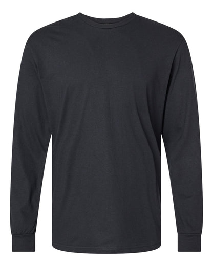 Gildan Softstyle® CVC Long Sleeve T-Shirt 67400 #color_Pitch Black