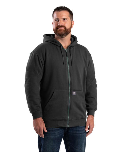 Berne Apparel Men's Heritage Thermal Lined Hooded Sweatshirt SZ101 #colormdl_Black
