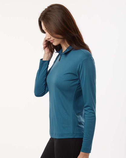 AllPro Women's Pro-Lock Performance Quarter-Zip Pullover 41870L #colormdl_Pacific Blue