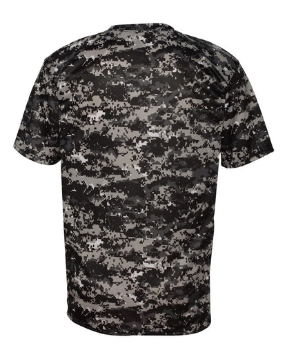 Badger Digital Camo T-Shirt 4180 #color_Black Digital