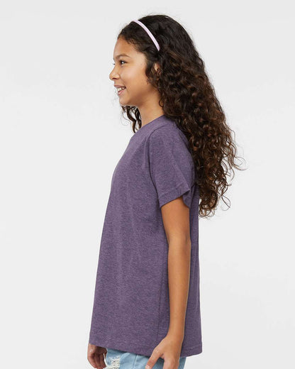 LAT Youth Fine Jersey Tee 6101 #colormdl_Wisteria Blackout
