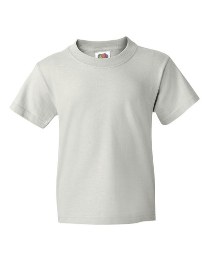 Fruit of the Loom HD Cotton Youth Short Sleeve T-Shirt 3930BR #color_White