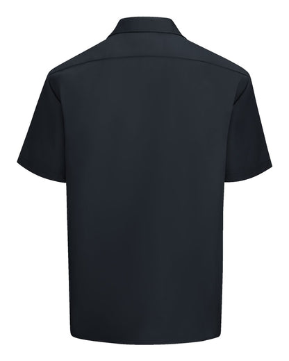 Dickies Short Sleeve Work Shirt - Tall Sizes 2574T #color_Black