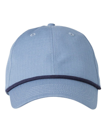 Big Accessories Lariat Cap BA640 #color_Slate Blue/ Navy Rope