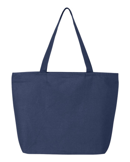 Q-Tees 25L Zippered Tote Q611 #color_Navy