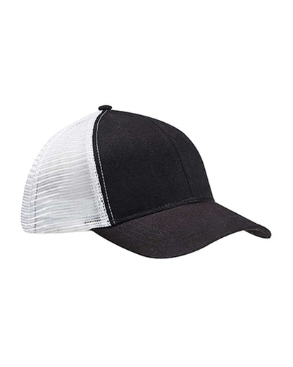 econscious Eco Trucker Cap EC7070 #color_Black/ White