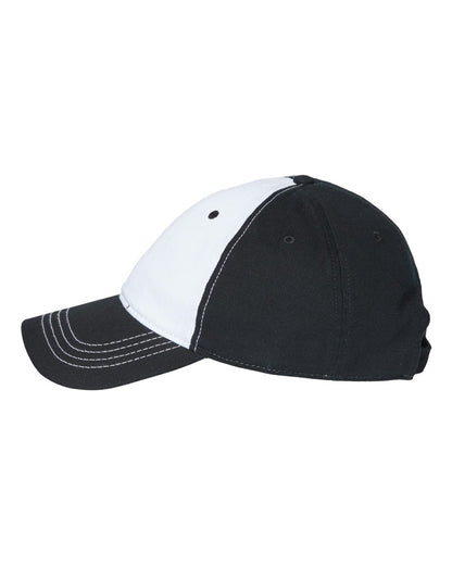 CAP AMERICA Relaxed Golf Dad Hat i1002 #color_White/ Black