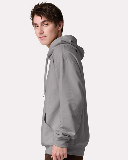 JERZEES Unisex Ultimate CVC Hooded Sweatshirt IC49MR #colormdl_Rock