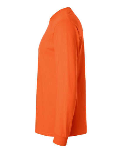 Gildan Ultra Cotton® Long Sleeve T-Shirt 2400 #color_Orange