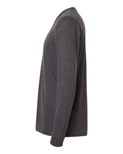 Tultex Fine Jersey Long Sleeve T-Shirt 202LS #color_Heather Charcoal